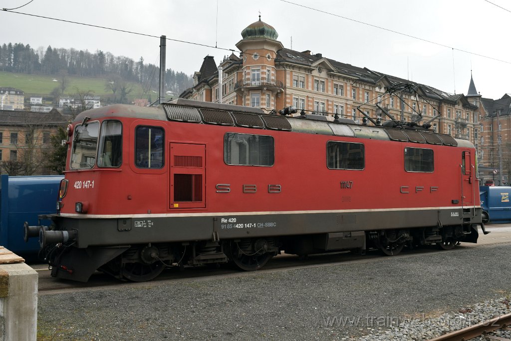 8410-0033-050323.jpg - SBBC Re 4/4'' 11147 (Re 420.147-1)  (Re 91 85 4 420 147-1 CH-SBBC) / St.Gallen HB 5.3.2023