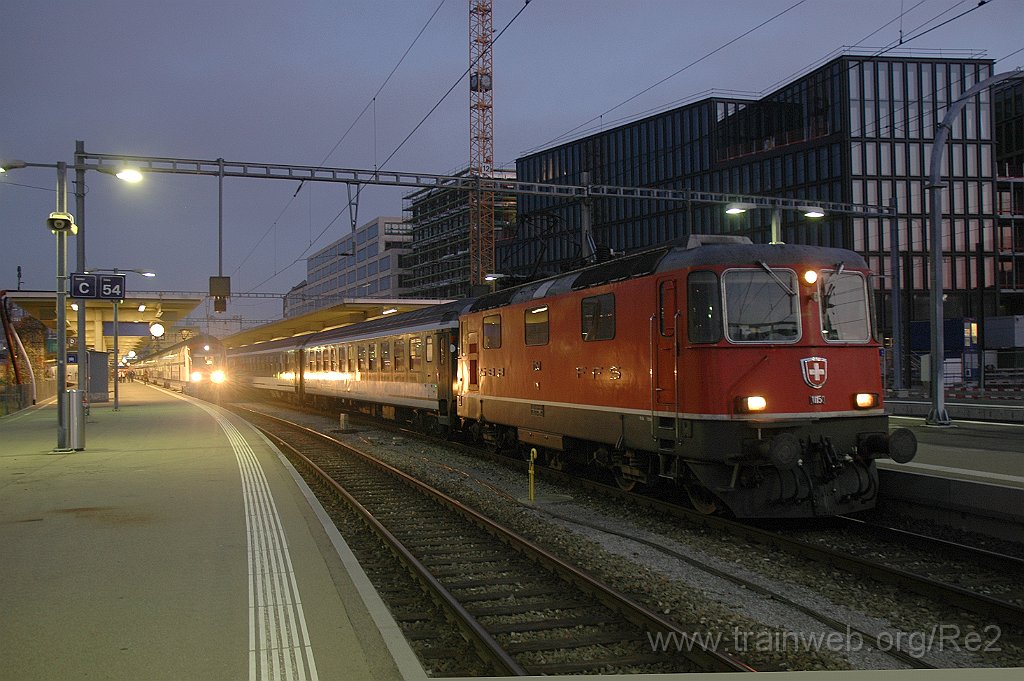2248-0009-011111.jpg - SBB-CFF Re 4/4'' 11150 + SBB-CFF RABe 514.054-6 / RAe 514.154-4 / Zürich HB 1.11.2011