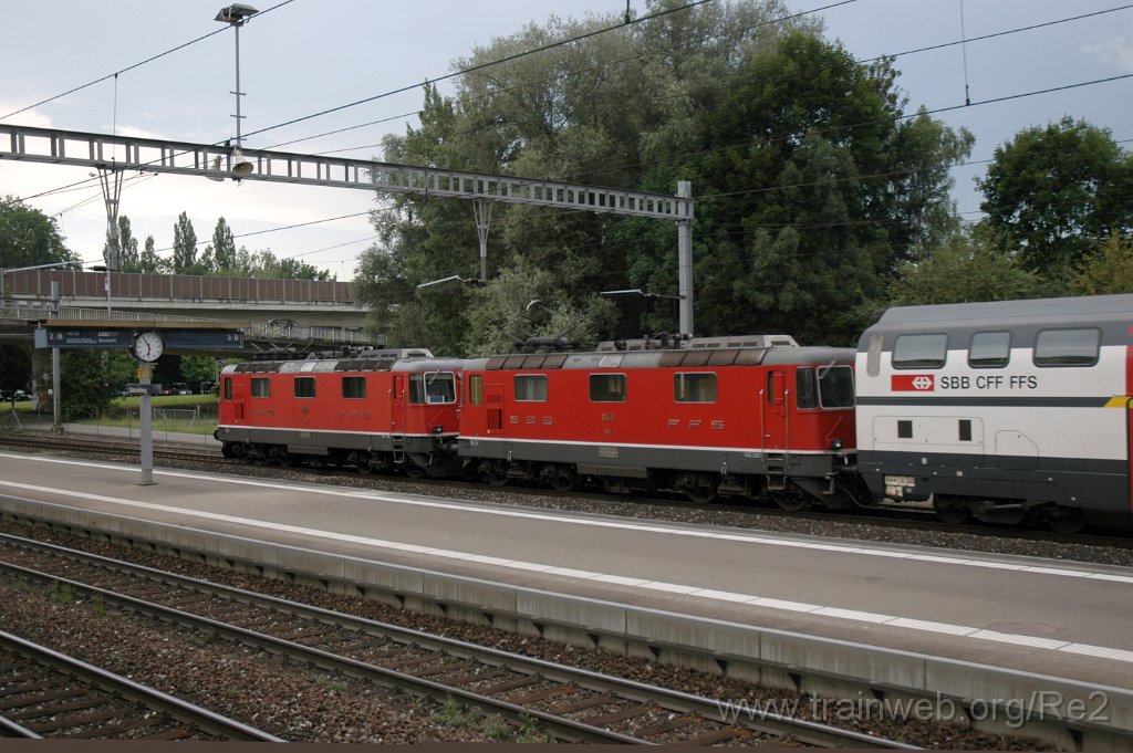 2513-0041-250712.jpg - SBB-CFF Re 4/4'' 11150 + SBB-CFF Re 4/4'' 11149 / Glanzenberg 25.7.2012