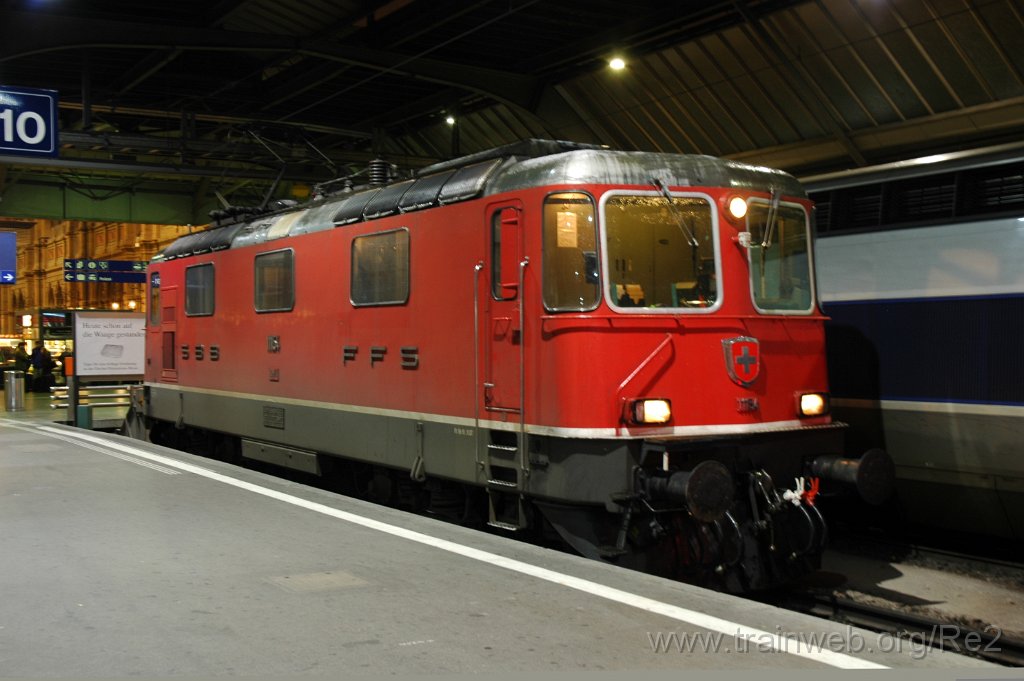 1587-0006-291008.jpg - SBB-CFF Re 4/4'' 11154 / Zürich HB 29.10.2008