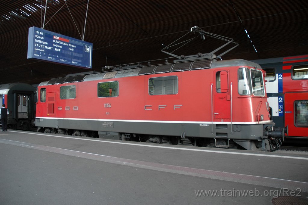 2405-0043-220512.jpg - SBB-CFF Re 4/4'' 11154 / Zürich HB 22.5.2012