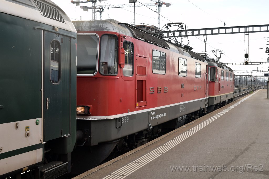 4547-0014-180717.jpg - SBB-CFF Re 4/4'' 11299 (Re 420.299-0)  (Re 91 85 4 420 299-0 CH-SBB) + SBB-CFF Re 4/4'' 11154 (Re 420.154-7)  (Re 91 85 4 420 154-7 CH-SBB) / Zürich HB 18.7.2017