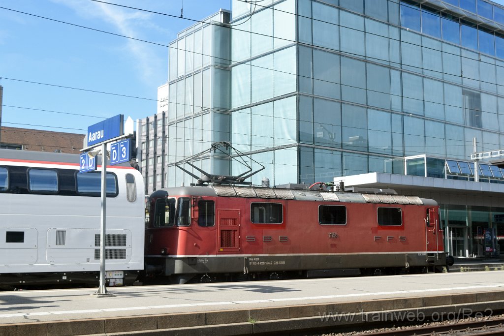 9290-0013-190824.jpg - SBB-CFF Re 4/4'' 11154 (Re 420.154-7)  (Re 91 85 4 420 154-7 CH-SBB) / Aarau 19.8.2024