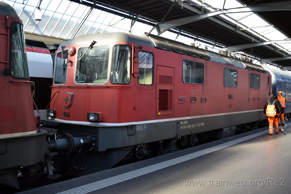 9595-0007-080325.jpg - SBB-CFF Re 4/4'' 11154 (Re 420.154-7)  (Re 91 85 4 420 154-7 CH-SBB) / Zürich HB 8.3.2025
