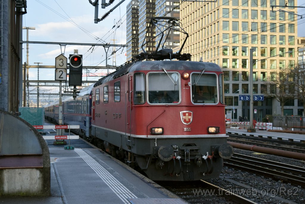 5244-0008-201218.jpg - SBB-CFF Re 4/4'' 11155 (Re 420.155-4)  (Re 91 85 4 420 155-4 CH-SBB) / Zürich-Altstetten 20.12.2018