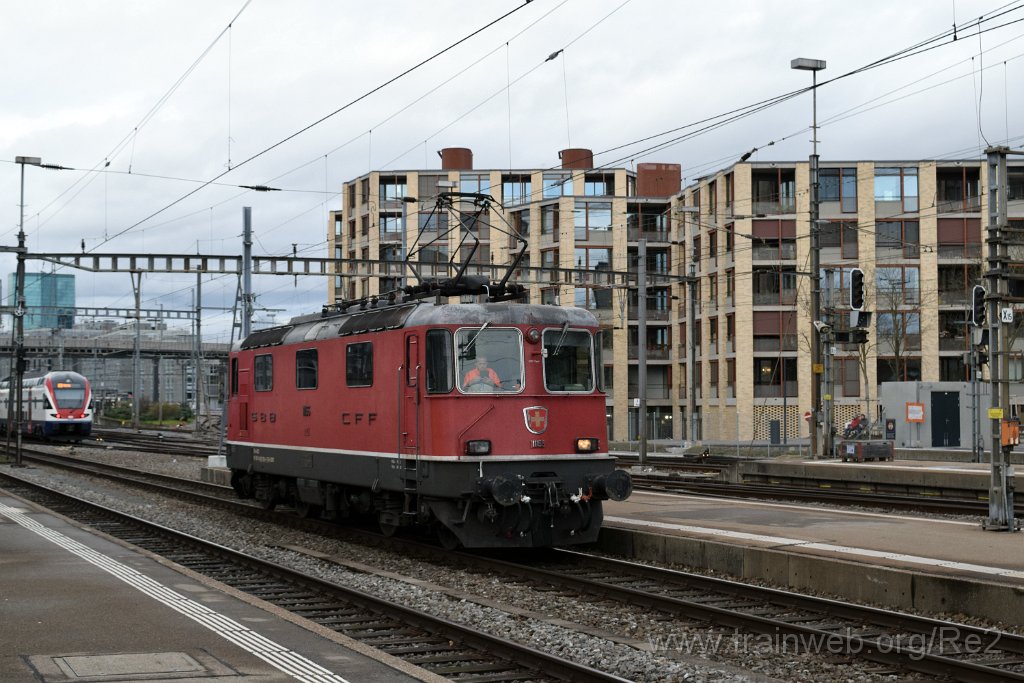 7248-0033-291220.jpg - SBB-CFF Re 4/4'' 11155 (Re 420.155-4)  (Re 91 85 4 420 155-4 CH-SBB) / Zürich HB 29.12.2020
