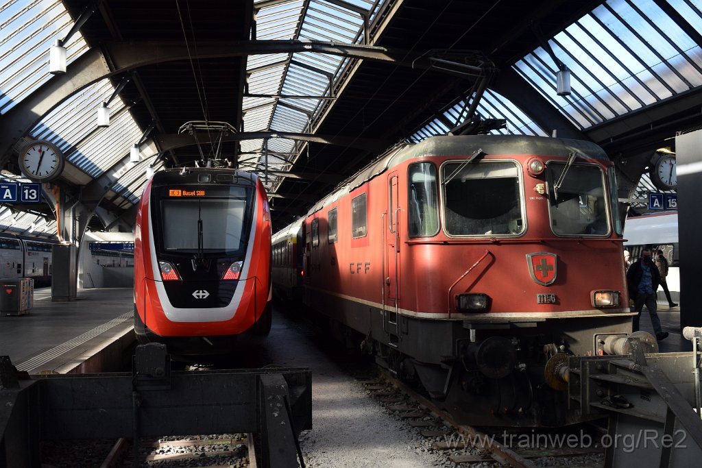 7850-0008-050222.jpg - SBB-CFF RABe 502.212 / Bt 94 85 1 502.212-7 (RABe 94 85 0 502 212-9 CH-SBB) + SBB-CFF Re 4/4'' 11156 (Re 420.156-2)  (Re 91 85 4 420 156-2 CH-SBB) / Zürich HB 5.2.2022