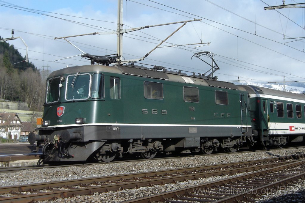 1300-0017-310307.jpg - SBB-CFF Ref 4/4'' 11158 / Schwyz 31.3.2007