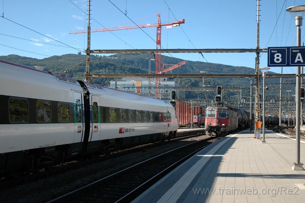 2883-0032-310713.jpg - SBBC Re 420.160-4 + SBB-CFF ICN RABe 500.017-9 / Bt (ICN) 500.117-7 ''Willi Ritschard'' / Olten 31.7.2013