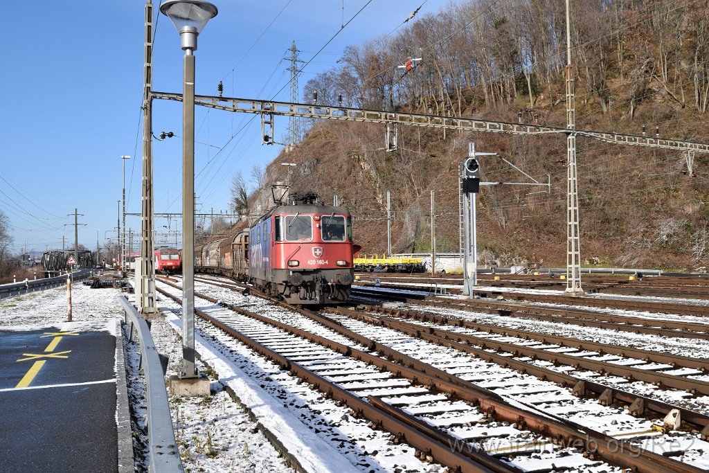 5254-0017-030119.jpg - SBBC Re 420.160-4 (Re 91 85 4 420 160-4 CH-SBBC) / Ziegelbrücke 3.1.2019