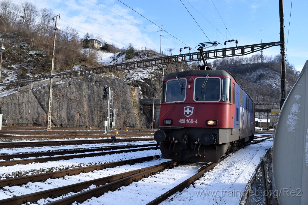 5258-0007-030119.jpg - SBBC Re 420.160-4 (Re 91 85 4 420 160-4 CH-SBBC) / Ziegelbrücke 3.1.2019