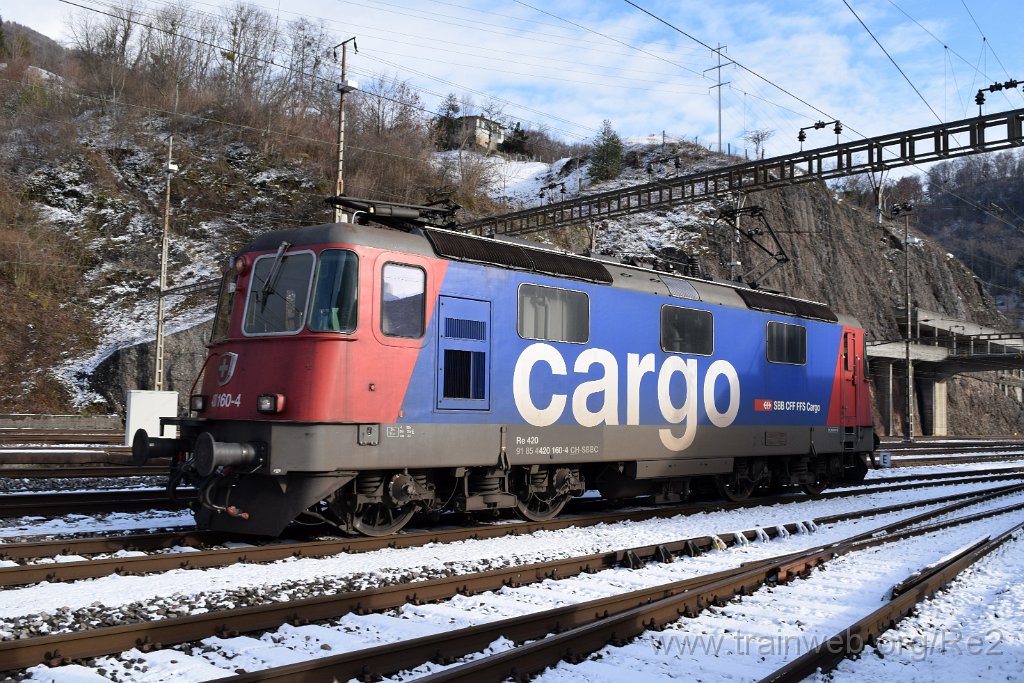 5258-0018-030119.jpg - SBBC Re 420.160-4 (Re 91 85 4 420 160-4 CH-SBBC) / Ziegelbrücke 3.1.2019