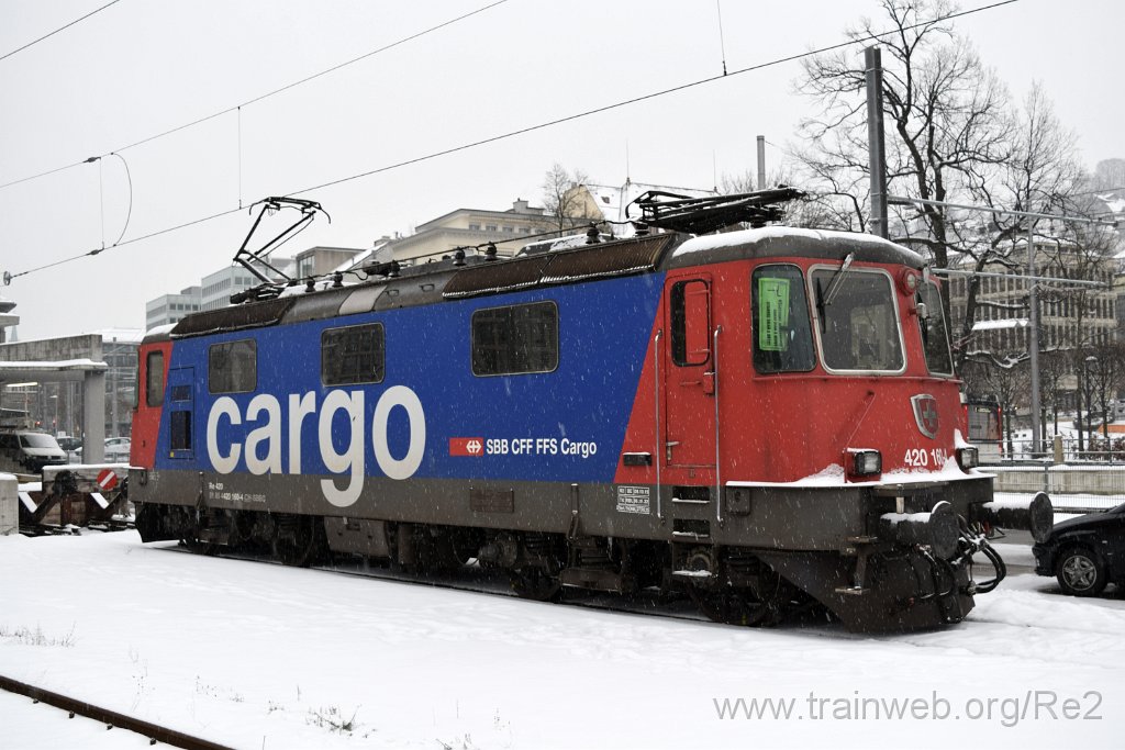 8350-0042-210123.jpg - SBBC Re 420.160-4 (Re 91 85 4 420 160-4 CH-SBBC) / St.Gallen HB 21.1.2023