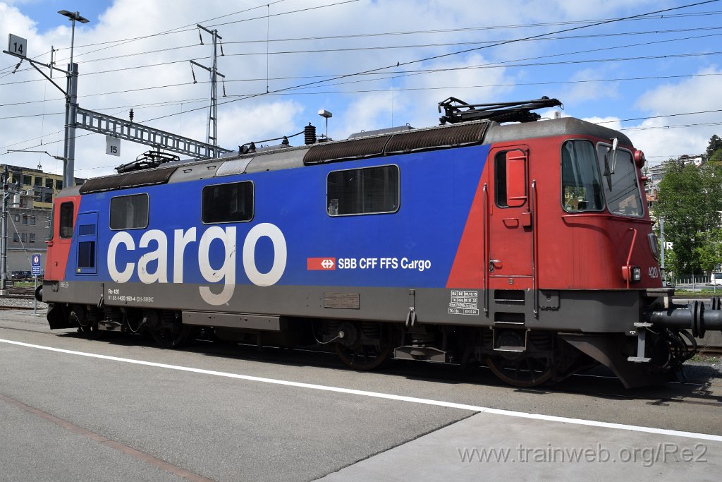 9098-0004-090524.jpg - SBBC Re 420.160-4 (Re 91 85 4 420 160-4 CH-SBBC) / St.Gallen HB 9.5.2024