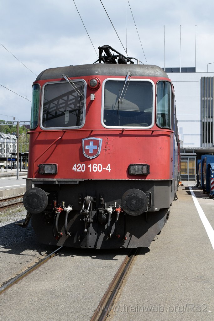 9098-0024-090524.jpg - SBBC Re 420.160-4 (Re 91 85 4 420 160-4 CH-SBBC) / St.Gallen HB 9.5.2024