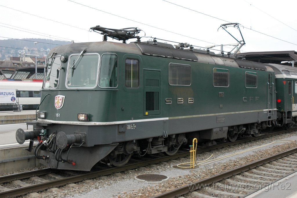 1820-0010-040310.jpg - SBB-CFF Re 4/4'' 11161 / Zürich HB 4.3.2010