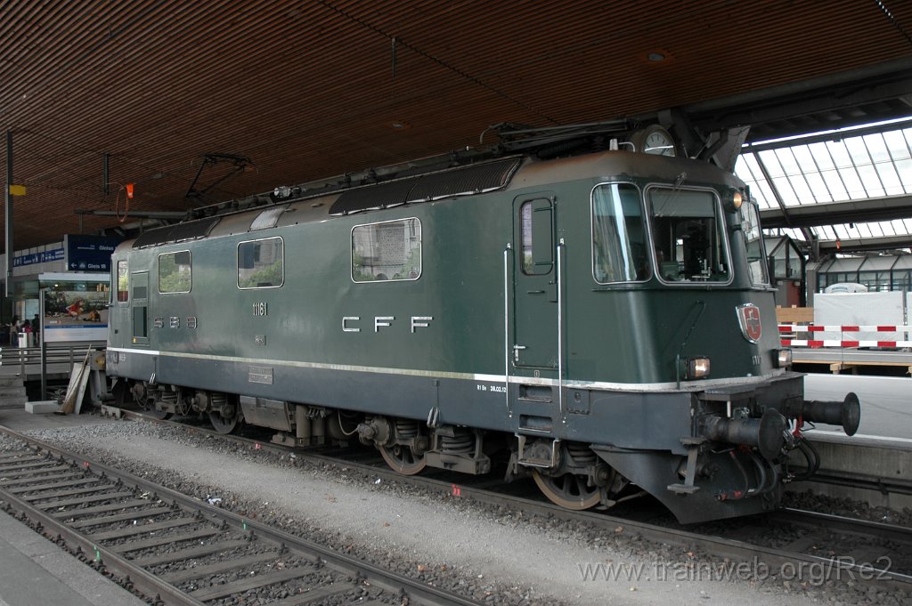 2463-0034-260612.jpg - SBB-CFF Re 4/4'' 11161 / Zürich HB 26.6.2012