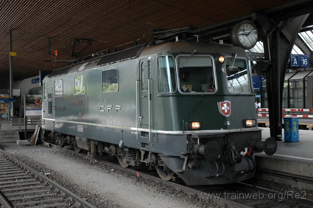2463-0038-260612.jpg - SBB-CFF Re 4/4'' 11161 / Zürich HB 26.6.2012