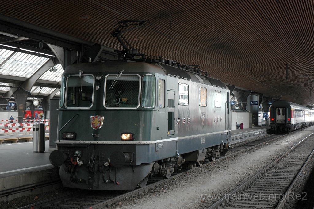 2464-0005-260612.jpg - SBB-CFF Re 4/4'' 11161 / Zürich HB 26.6.2012