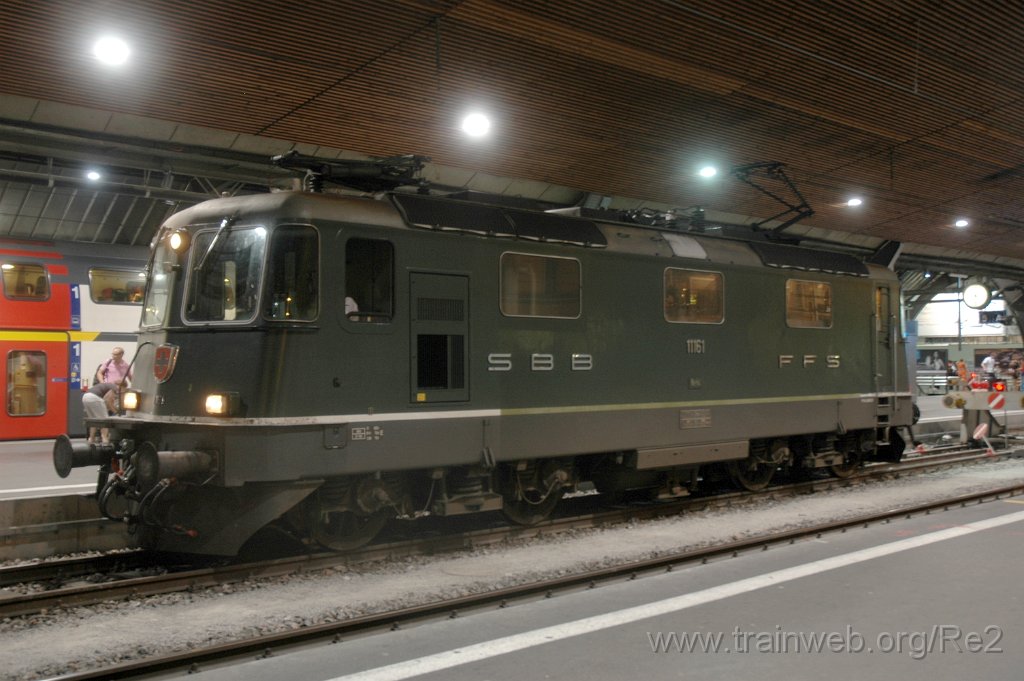 2523-0050-270712.jpg - SBB-CFF Re 4/4'' 11161 / Zürich HB 27.7.2012
