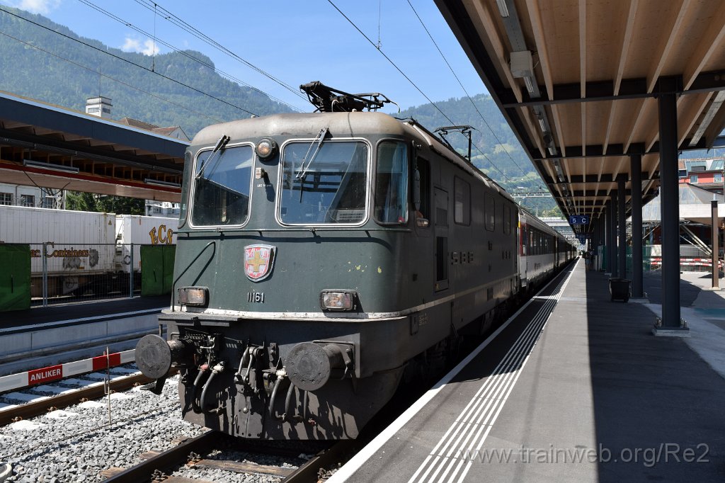 3974-0030-070716.jpg - SBB-CFF Re 4/4'' 11161 (Re 420.161-2)  (Re 91 85 4 420 161-2 CH-SBB) / Arth-Goldau 7.7.2016