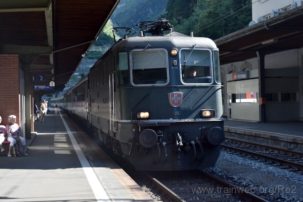 3988-0029-070716.jpg - SBB-CFF Re 4/4'' 11161 (Re 420.161-2)  (Re 91 85 4 420 161-2 CH-SBB) / Göschenen 7.7.2016