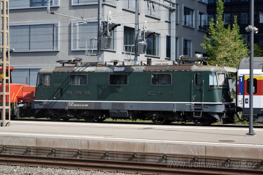 9973-0040-250825.jpg - SBB-CFF Re 4/4'' 11161 (Re 420.161-2)  (Re 91 85 4 420 161-2 CH-SBB) / Zürich-Altstetten 25.8.2025
