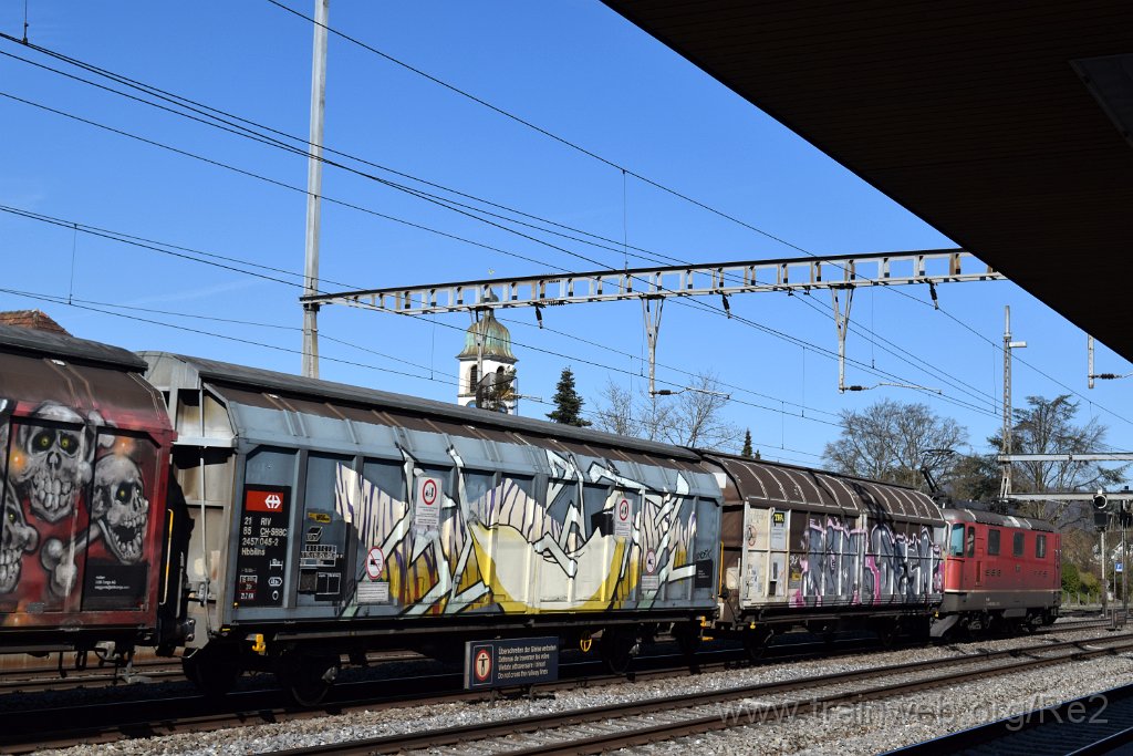7319-0043-240321.jpg - SBBC Re 4/4'' 11163 (Re 420.163-8)  (Re 91 85 4 420 163-8 CH-SBBC) / Rupperswil 24.3.2021