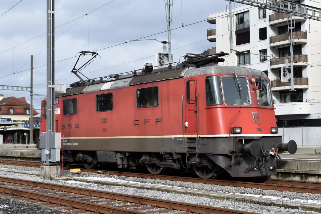8887-0049-261123.jpg - SBB-CFF Re 4/4'' 11164 (Re 420.164-6)  (Re 91 85 4 420 164-6 CH-SBB) / Wattwil 26.11.2023