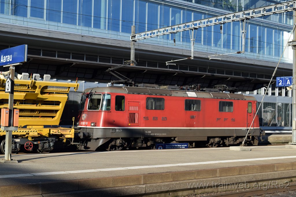 5218-0009-241118.jpg - SBBC Re 4/4'' 11167 (Re 420.167-9)  (Re 91 85 4 420 167-9 CH-SBBC) / Aarau 24.11.2018