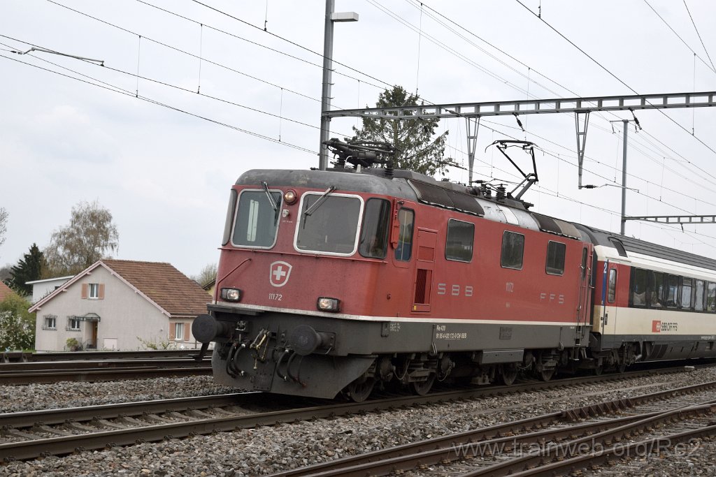 5414-0045-160419.jpg - SBB-CFF Re 4/4'' 11172 (Re 420.172-9)  (Re 91 85 4 420 172-9 CH-SBB) / Rümlang 16.4.2019