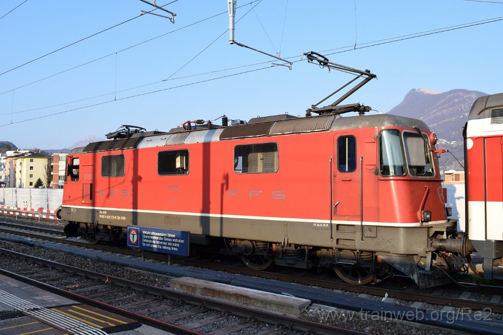 7884-0043-060322.jpg - SBB-CFF Re 4/4'' 11172 (Re 420.172-9)  (Re 91 85 4 420 172-9 CH-SBB) / Lugano 6.3.2022