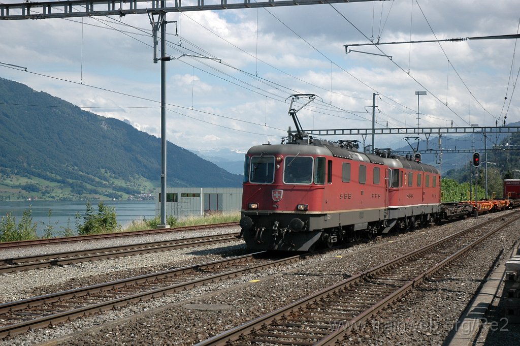 1700-0048-200709.jpg - SBB-CFF Re 4/4'' 11176 + SBB-CFF Re 6/6 11601 ''Wolhusen'' / Immensee 20.7.2009
