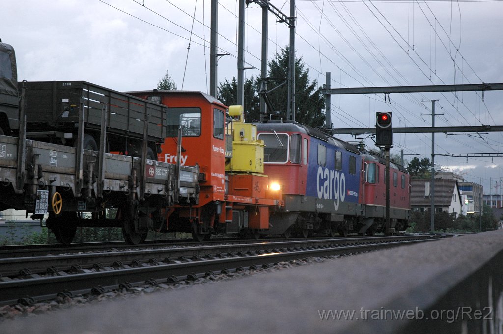 2638-0046-041012.jpg - FF VTms 40 85 95-81 600 + SBBC Re 420.186-9 + SBB-CFF Re 4/4'' *** + SBB-CFF Signal C3 / Dübendorf 4.10.2012