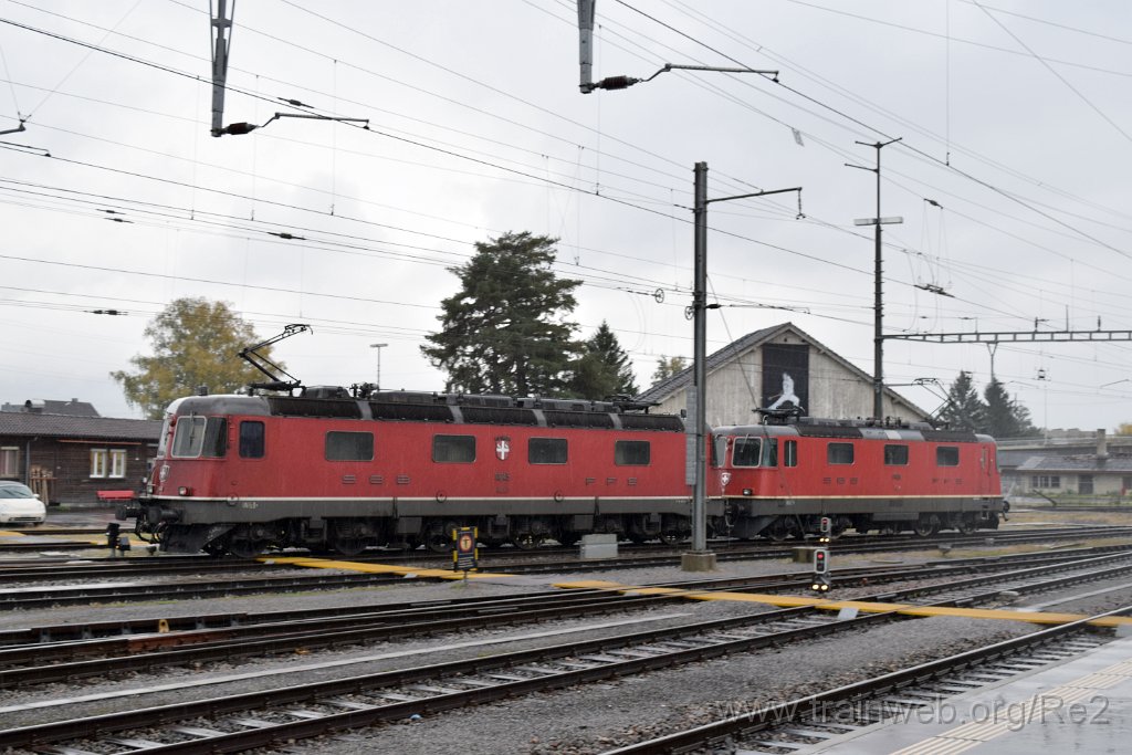 3698-0047-191015.jpg - SBB-CFF Re 4/4'' 11188 + SBB-CFF Re 6/6 11645 ''Colombier'' / Buchs SG 19.10.2015