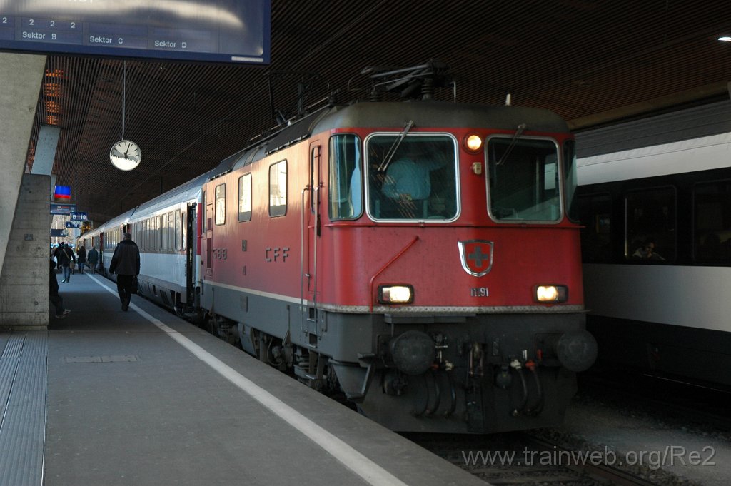 2071-0050-020311.jpg - SBB-CFF Re 4/4'' 11191 / Zürich HB 2.3.2011