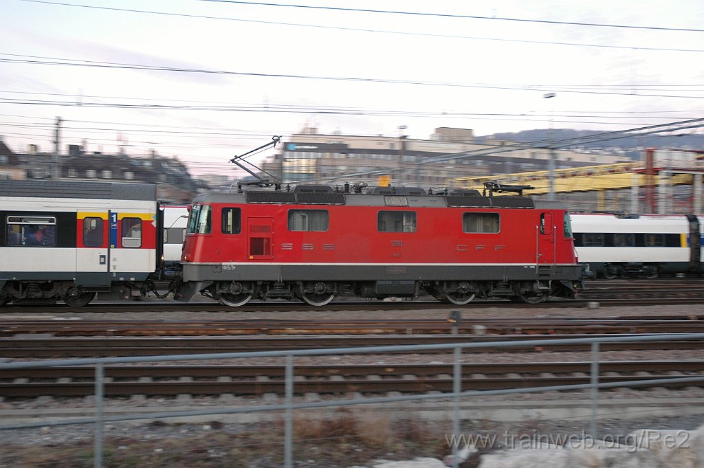 2318-0014-210212.jpg - SBB-CFF Re 4/4'' 11191 / Zürich HB 21.2.2012