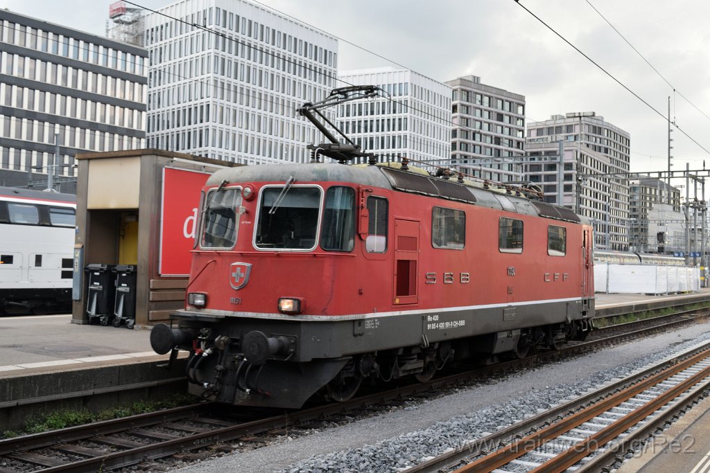 7166-0018-230920.jpg - SBB-CFF Re 4/4'' 11191 (Re 420.191-9)  (Re 91 85 4 420 191-9 CH-SBB) / Zürich HB 23.9.2020