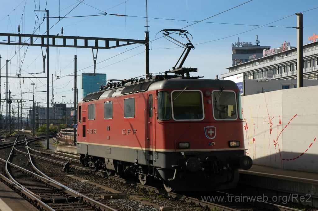 2089-0012-060411.jpg - SBB-CFF Re 4/4'' 11197 / Zürich HB 6.4.2011
