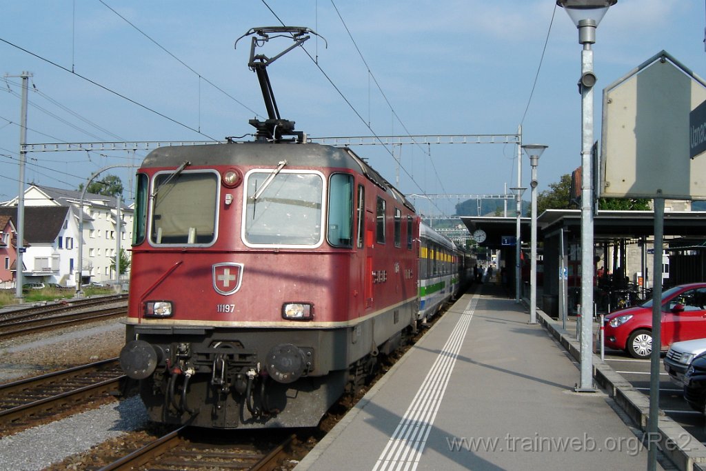 2860-0027-080713.jpg - SBB-CFF Re 4/4'' 11197 / Uznach 8.7.2013
