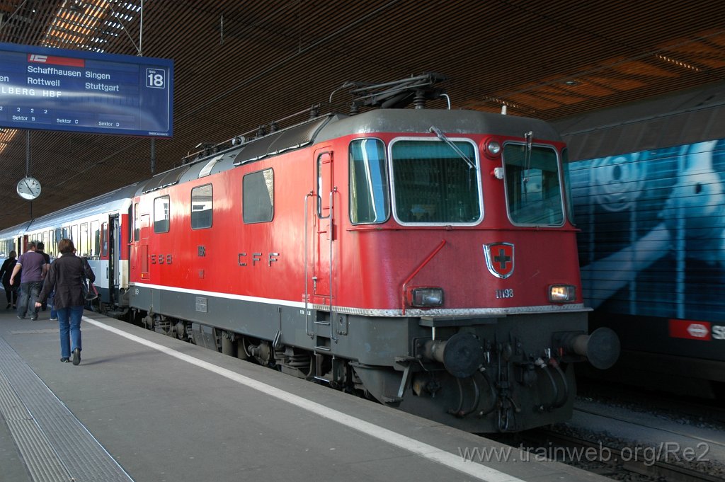 2087-0050-060411.jpg - SBB-CFF Re 4/4'' 11198 / Zürich HB 6.4.2011