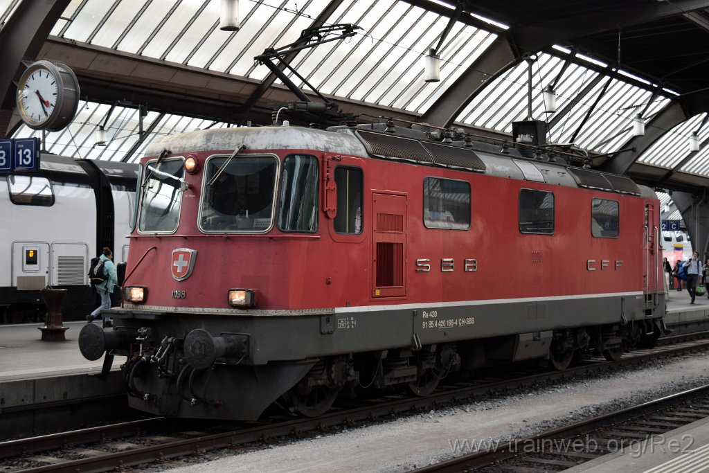 7870-0050-200222.jpg - SBB-CFF Re 4/4'' 11198 (Re 420.198-4)  (Re 91 85 4 420 198-4 CH-SBB) / Zürich HB 20.2.2022
