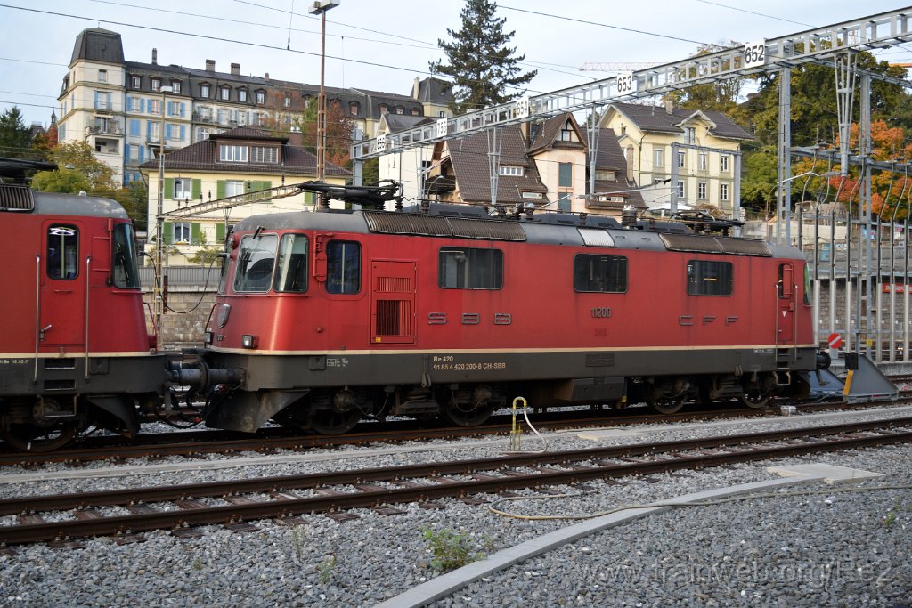 7797-0032-181021.jpg - SBB-CFF Re 4/4'' 11200 (Re 420.200-8)  (Re 91 85 4 420 200-8 CH-SBB) / Bern HB 18.10.2021