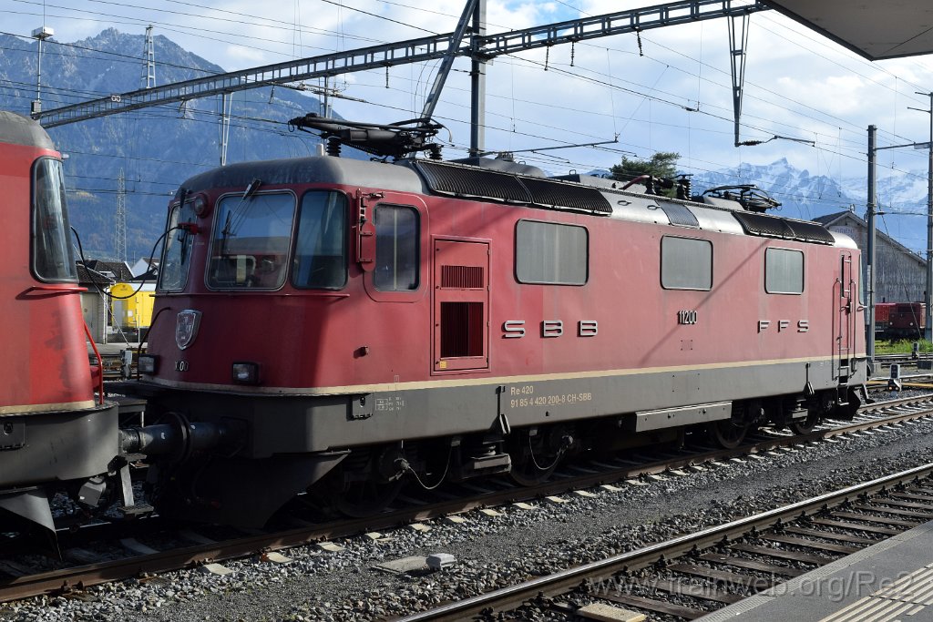 8288-0014-201122.jpg - SBB-CFF Re 4/4'' 11200 (Re 420.200-8)  (Re 91 85 4 420 200-8 CH-SBB) / Buchs SG 20.11.2022