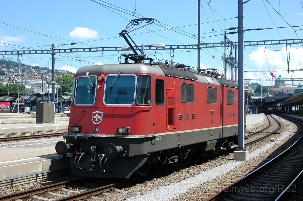 1691-0037-040709.jpg - SBB-CFF Re 4/4'' 11201 / Zürich HB 4.7.2009