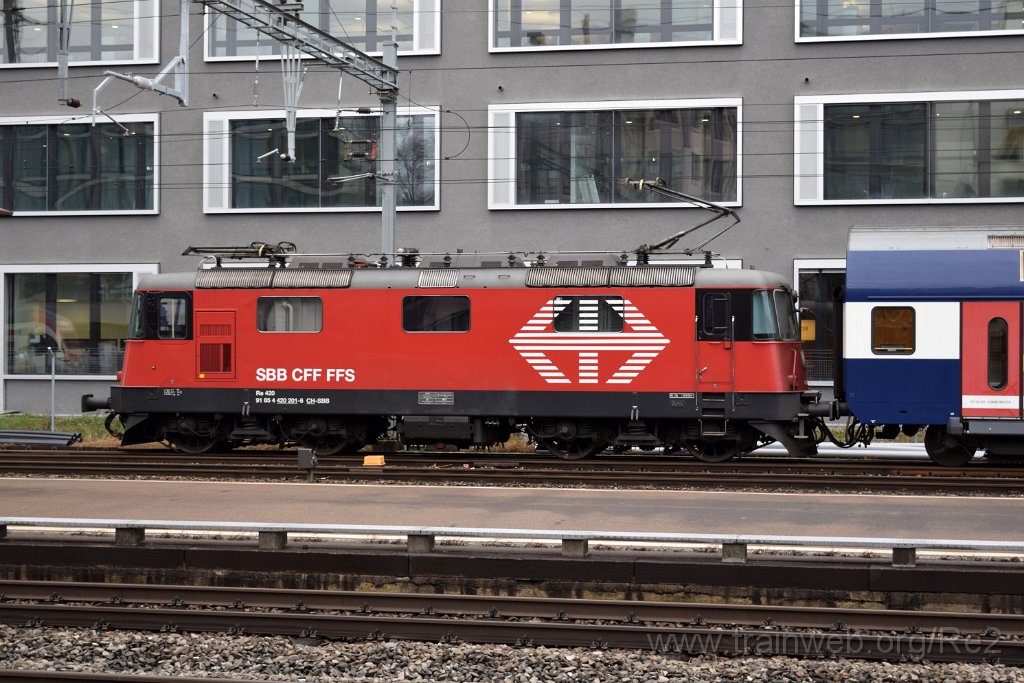 4806-0038-030118.jpg - SBB-CFF Re 420.201-6 (Re 91 85 4 420 201-6 CH-SBB) / Zürich-Altstetten 3.1.2018