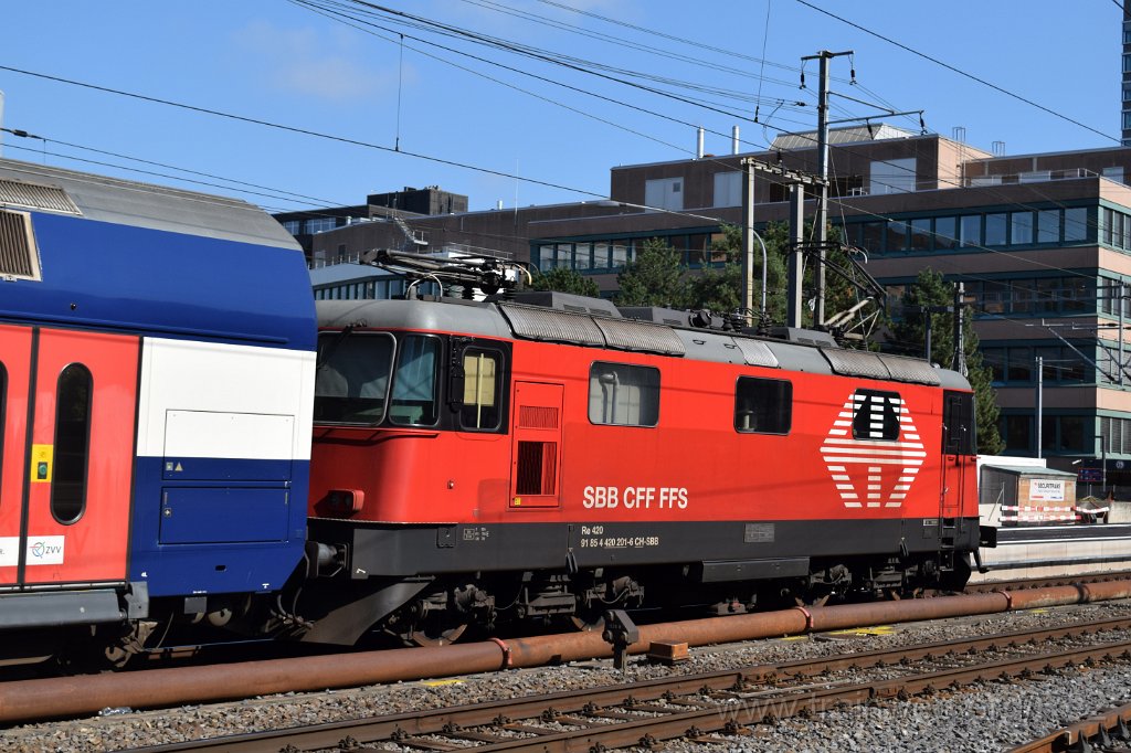 7172-0027-300920.jpg - SBB-CFF Re 420.201-6 (Re 91 85 4 420 201-6 CH-SBB) / Zürich-Altstetten 30.9.2020