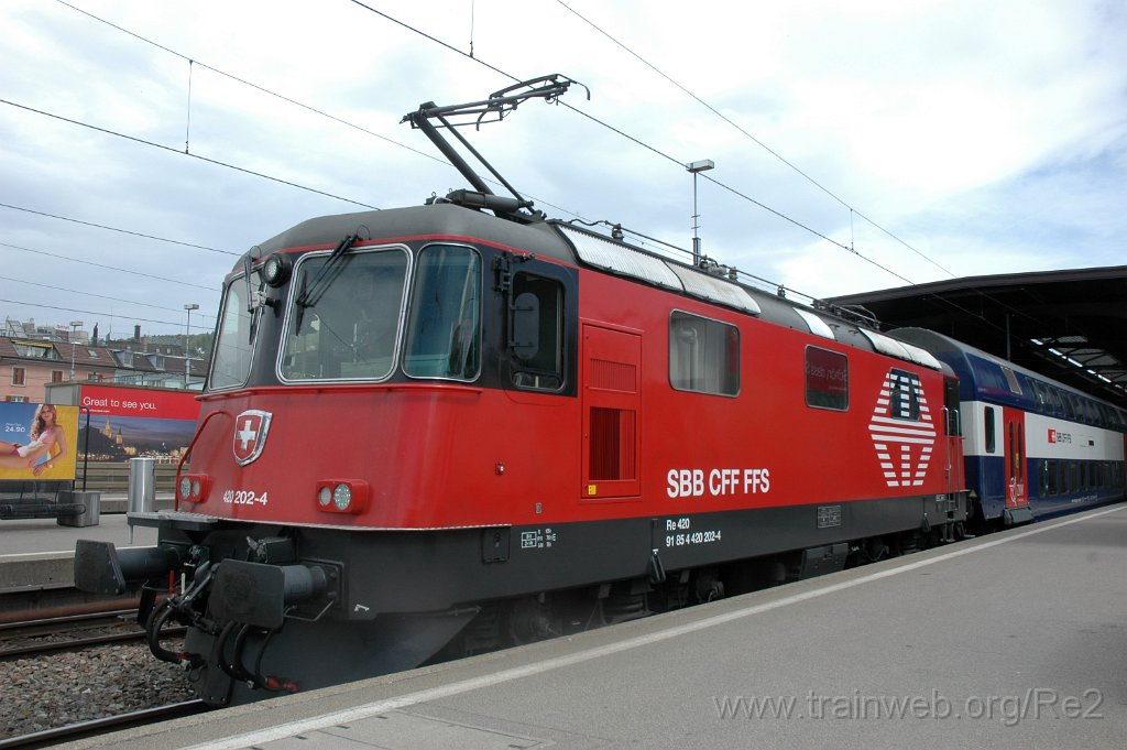 2376-0010-300412.jpg - SBB-CFF Re 420.202-4 (Re 91 85 4 420 202-4 CH-SBB) / Zürich HB 30.4.2012