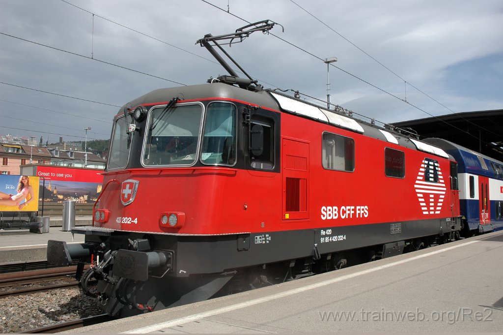 2376-0027-300412.jpg - SBB-CFF Re 420.202-4 (Re 91 85 4 420 202-4 CH-SBB) / Zürich HB 30.4.2012