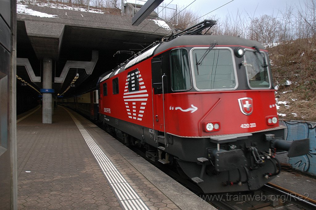 2707-0045-220213.jpg - SBB-CFF Re 420.203-2 (Re 91 85 4 420 203-2 CH-SBB) / Stettbach 22.2.2013